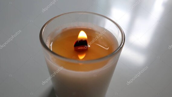 Duftkerze in Glas minimalistisch